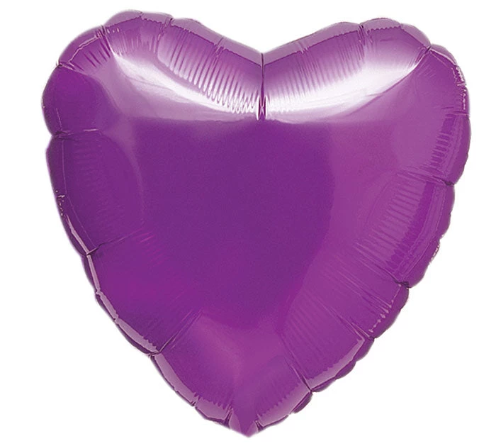 Anagram 18" MagiColor Passion Purple Heart Balloons 3 Anagram 18" MagiColor Passion Purple Heart Balloons