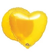 Anagram 18" MagiColor Citrine Yellow Heart Balloons