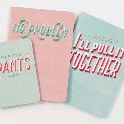 Microcosm Publishing Daily Notes Notebooks- Set Of 3 Notebooks + Notepads