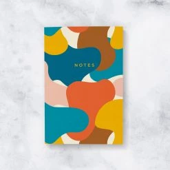 MELLOWWORKS Notebooks + Notepads Retro Camo Notebook- Blank Pages
