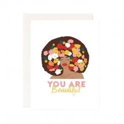 Pineapple Sundays Design Studio You Are Beautiful Greeting Card Greeting Cards