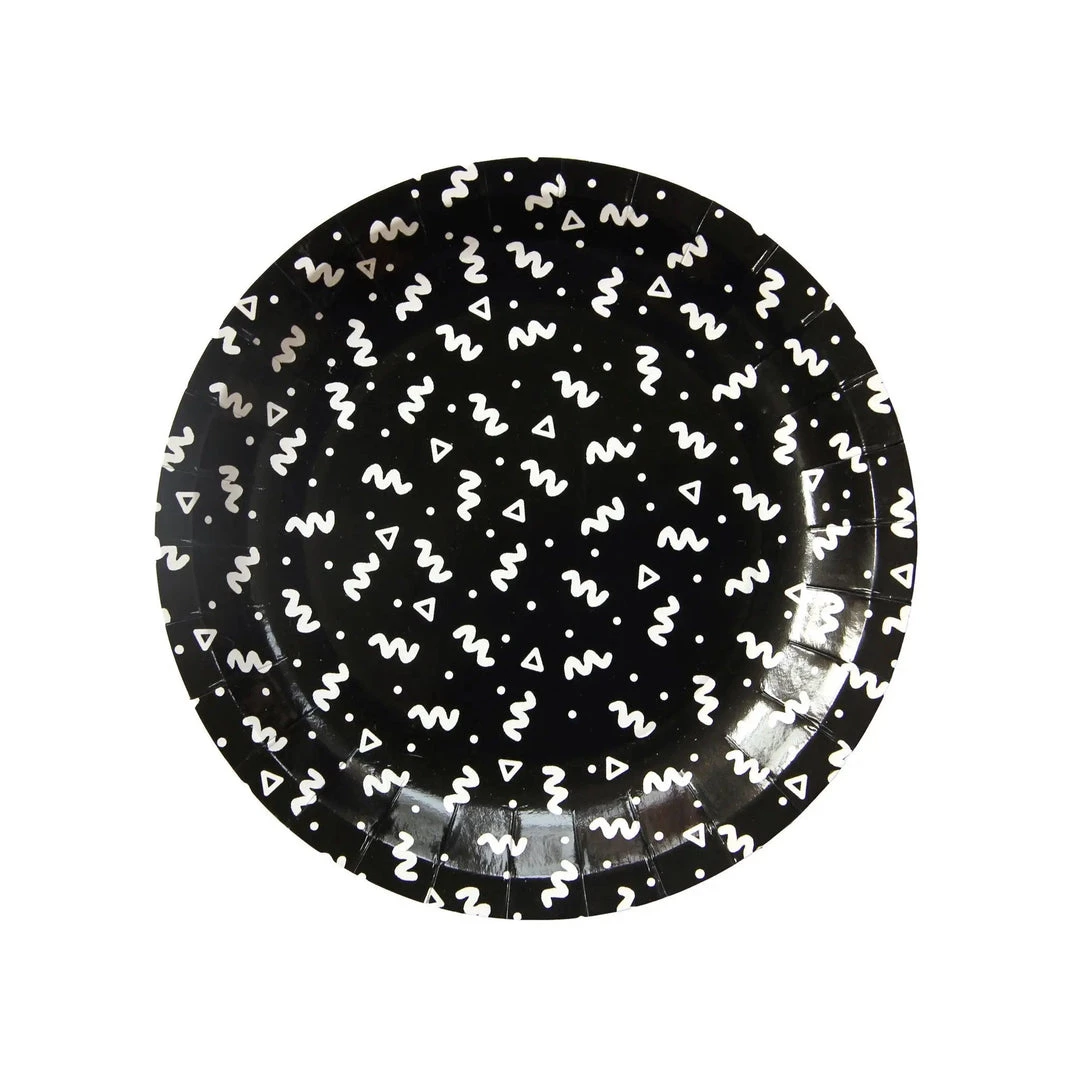 Bash Party Goods Art School Squiggle Small Plates Tableware 3 Bash Party Goods Art School Squiggle Small Plates Tableware