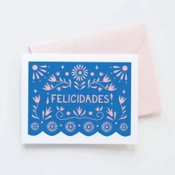 Graphic Anthology Greeting Cards Papel Picado-Felicidades Card