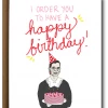 The Card Bureau Ruth Bader Ginsburg Birthday Card Greeting Cards