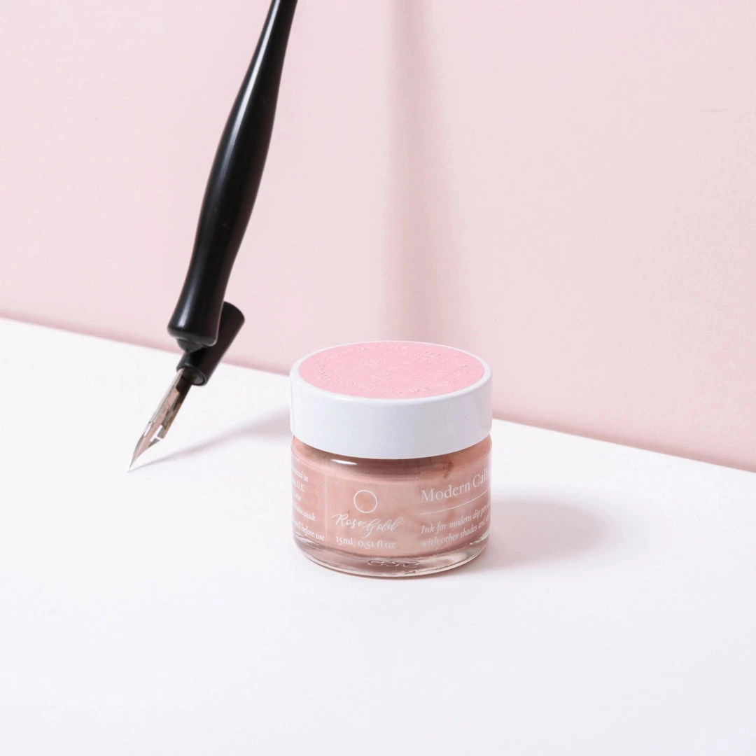 À L'AISE LTD Rose Gold Calligraphy Ink 3 À L'AISE LTD Rose Gold Calligraphy Ink