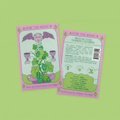 Sow The Magic Mexican Sour Gherkin Cucumber Tarot Seed Packet