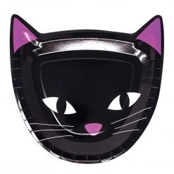 Party Partners Black Cat Dessert Plate Plates