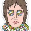The Found Stickers John Lennon Die Cut Sticker