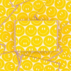 And Here We Are Smiley Faces Notecard Set Greeting Cards