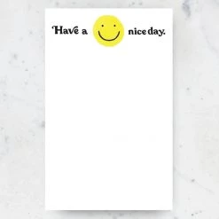 Idlewild Have A Nice Day Notepad Notebooks + Notepads