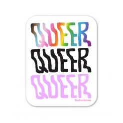 Ash + Chess Stickers Queer Sticker
