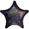 Anagram Balloons 19" Holographic Star Black Dazzler