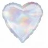 Anagram 18" Holographic Iridescent Heart Balloon Balloons