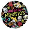 Anagram Balloons 18" Dia De Muertos Skulls