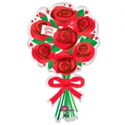 Anagram 30" Love You Red Roses