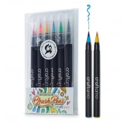 Craftamo Watercolor Brush Pens- Set Of 6