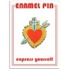 The Found Fun Stuff Sacred Heart With Cross Enamel Pin 1 The Found Fun Stuff Sacred Heart With Cross Enamel Pin