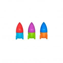 OOLY Fun Stuff Blast Off! Eraser And Pencil Sharpener
