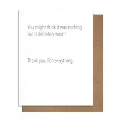Pretty Alright Goods Greeting Cards Not Nothing Card