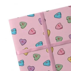 Studio Soph Gift Wrap Things Candy Hearts Wrapping Paper