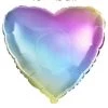 Flexmetal 18" Ombre Pastel Rainbow Heart