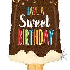 Betallic Balloons 36" Holographic Shape Birthday Ice Cream Bar