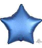 Anagram Balloons 19" Satin Luxe™ Azure Star