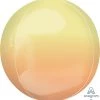 Anagram Balloons 16" Yellow And Orange Ombre Orbz 1 Anagram Balloons 16" Yellow And Orange Ombre Orbz