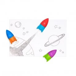 OOLY Fun Stuff Blast Off! Eraser And Pencil Sharpener