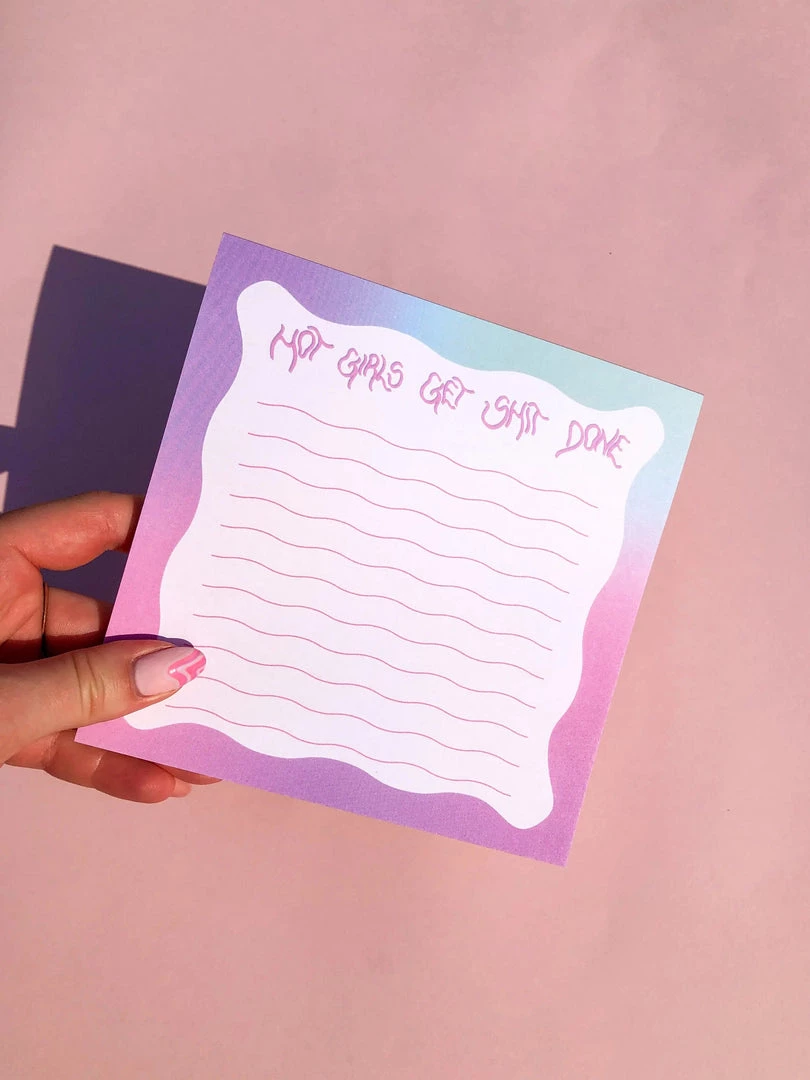 Koukou Hot Girls Get Shit Done Notepad 3 Koukou Hot Girls Get Shit Done Notepad