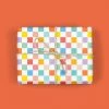 MELLOWWORKS Rainbow Checkerboard Gift Wrap Sheet Gift And Favor Supply 2 MELLOWWORKS Rainbow Checkerboard Gift Wrap Sheet Gift And Favor Supply