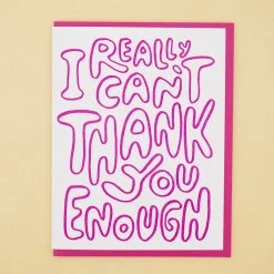 And Here We Are Blob Thanks Card Greeting Cards