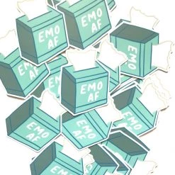 Lee Prints Emo AF Sticker