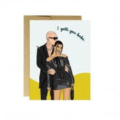 Party Mountain Paper Co Kravis Goth You Babe Love Card Greeting Cards