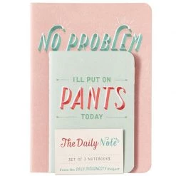 Microcosm Publishing Daily Notes Notebooks- Set Of 3 Notebooks + Notepads