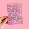 The Peach Fuzz Filler Queen Sticker Sheet