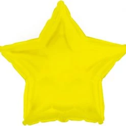 Anagram Balloons 19" Metallic Yellow Star