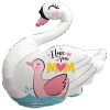 Kaleidoscope Balloons 28" I Love You Mom-Swan 2 Kaleidoscope Balloons 28" I Love You Mom-Swan