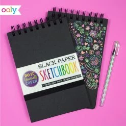 OOLY 5" X 7.5" D.I.Y. Cover Sketchbook - Black