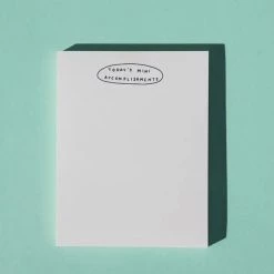 M.C. Pressure Today's Mini Accomplishments Riso Notepad