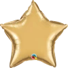 Qualatex 20" Chrome Gold Star 2 Qualatex 20" Chrome Gold Star