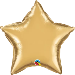 Qualatex 20" Chrome Gold Star