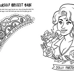 Microcosm Publishing Boss Babes: A Coloring & Activity Book For Grown-ups- Paperback