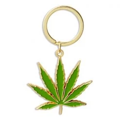 The Found Accessories Pot Leaf Key Chain