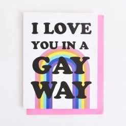 Ash + Chess Greeting Cards Gay Way