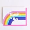 Ash + Chess Greeting Cards Rainbow Thank You