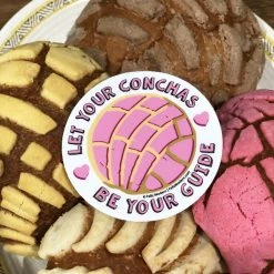 Feliz Modern Stickers Let Your Conchas Be Your Guide Sticker