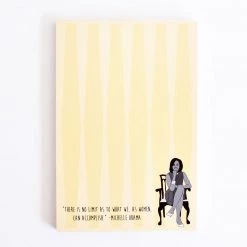 The Card Bureau Michelle Obama Quote Note Pad
