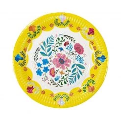 Talking Tables Boho Medium Floral Paper Plates