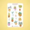 Desk Of Sandra Plants Sticker Sheet